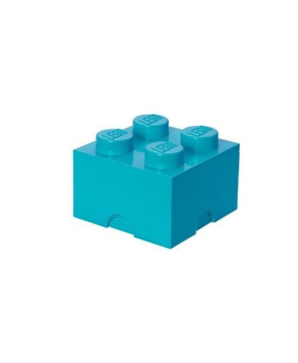 LEGO Design Collection Brick opbergbox 4 - Azur blauw