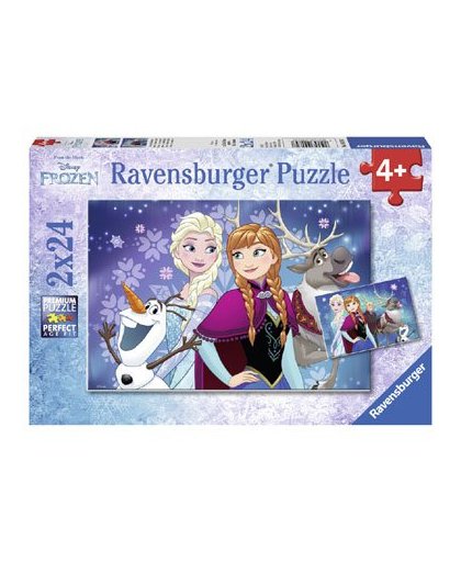 Ravensburger Disney Frozen puzzelset Noorderlichten - 2 x 24 stukjes