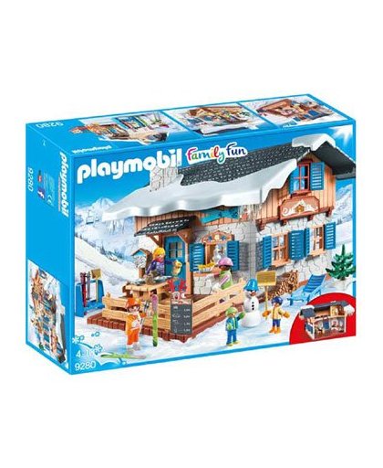 PLAYMOBIL Family Fun skihut 9280