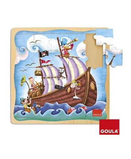 Goula Piratenschip Puzzel