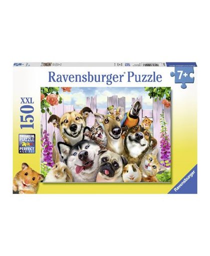 Ravensburger XXL puzzel grappige dierselfie - 150 stukjes