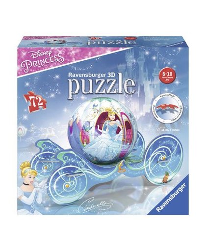 Ravensburger 3D-puzzel Disney Prinses koets - 72 stukjes