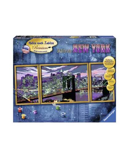 Ravensburger schilderen op nummer skyline van New York