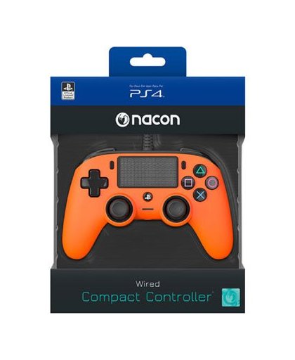 PS4 Official Wired Controller - oranje