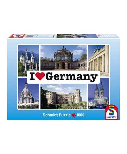 Schmidt puzzel I love Germany 1000 stukjes