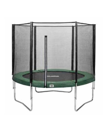 Salta Combo trampoline rond met veiligheidsnet - 213 cm - groen