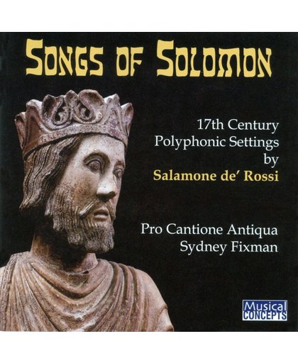 Salamone De' Rossi: 'songs Of Solomon'