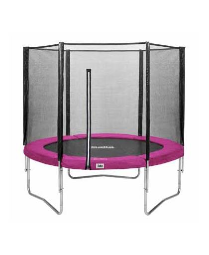 Salta Combo trampoline rond met veiligheidsnet - 183 cm - roze