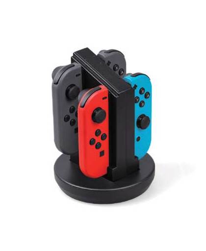 Nintendo Switch Qware oplaadstation voor 4 Joy-Cons