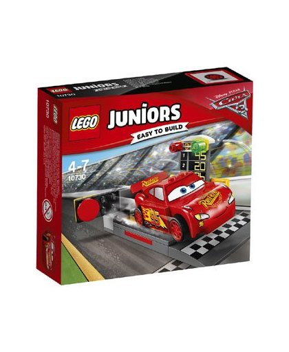 LEGO Juniors Disney Cars Bliksem McQueen snelle lanceerder 10730