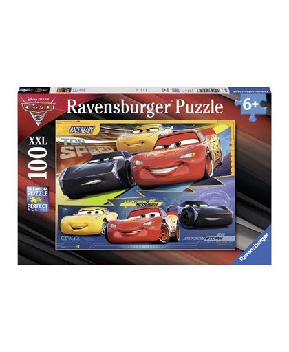 Ravensburger XXL puzzel Disney Cars 3 Duel der kampioenen - 100 stukjes