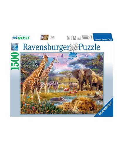 Ravensburger puzzel Kleurrijk Afrika - 1500 stukjes