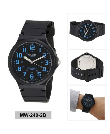 Casio MW-240-2B mens quartz watch