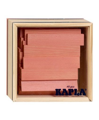 Kapla box roze 40 stuks