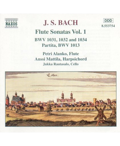 Bach: Flute Sonatas Vol 1 / Petri Alanko, et al