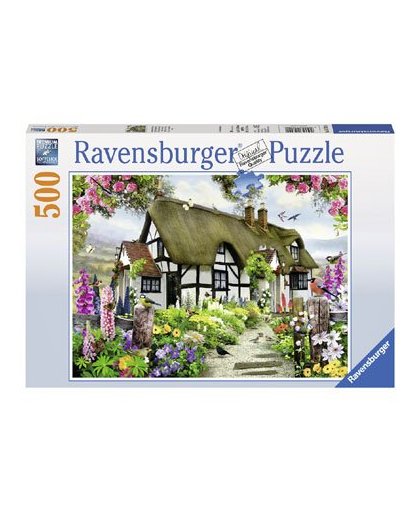 Ravensburger puzzel Idyllische cottage - 500 stukjes