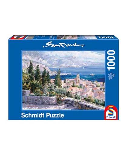 Puzzel Over de daken van Sint Tropez - 1000 stukjes