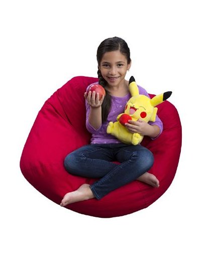 Pokémon knuffel Pikachu met appel - 27 cm