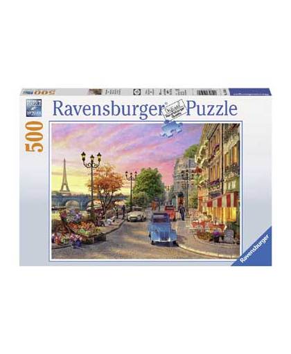 Ravensburger puzzel Avondsfeer in Parijs 500 stukjes
