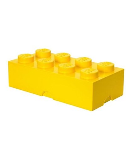 LEGO Brick opbergbox 8 - geel