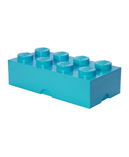 LEGO Design Collection Brick opbergbox 8 - Azur blauw