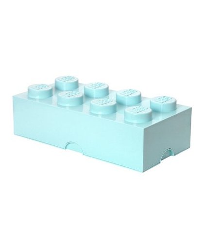 LEGO Design Collection Brick opbergbox 8 - lichtblauw