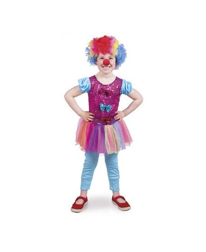 Clownspakje voor meisjes - maat 116/134