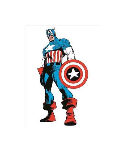 Marvel Comics Captain America Lifesize muursticker - 151 x 77 cm