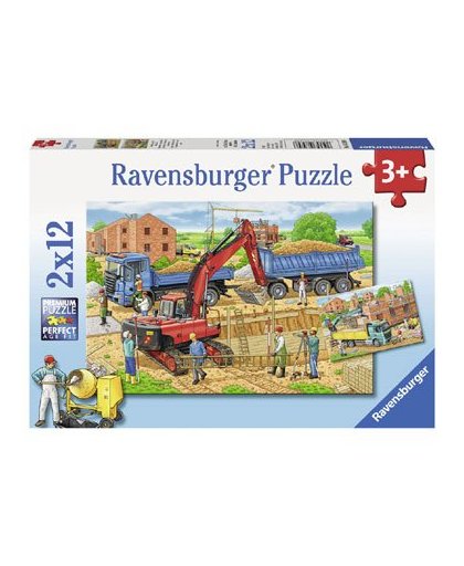 Ravensburger puzzelset huizenbouw - 2 x 12 stukjes