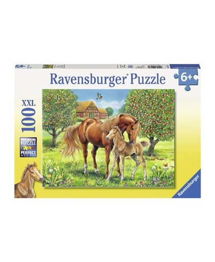 Ravensburger puzzel Paarden in de wei - 100 stukjes