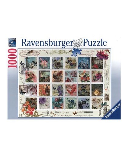 Ravensburger puzzel Postzegelverzameling - 1000 stukjes