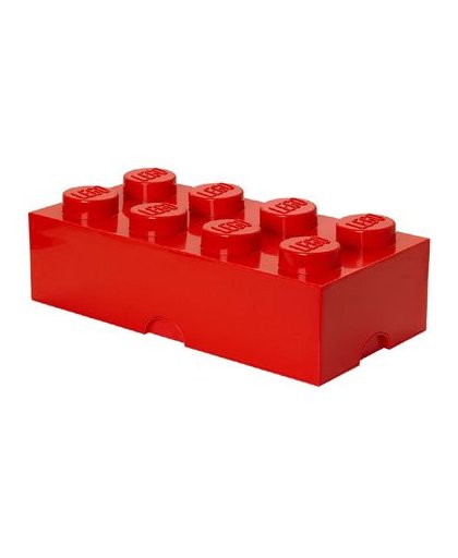 LEGO opbergbox brick 8 - rood