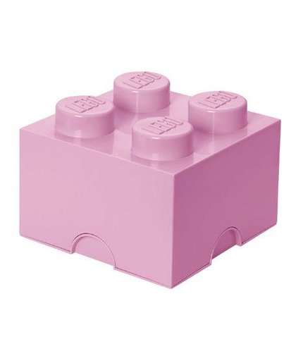 LEGO opbergbox brick 4 - Design Collection - roze