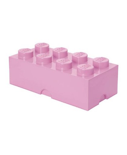 LEGO opbergbox brick 8 - Design Collection - roze