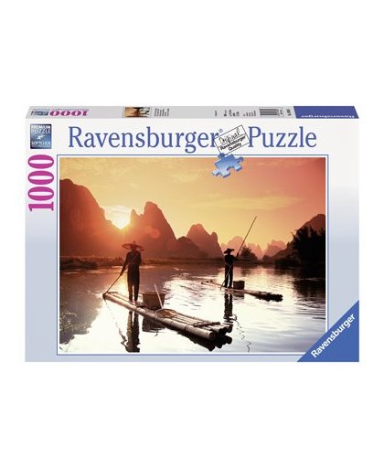 Ravensburger puzzel vissers bij zonsondergang 1000 stukjes