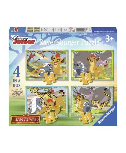 Ravensburger Disney The Lion Guard puzzelset - 12 + 16 + 20 + 24 stukjes