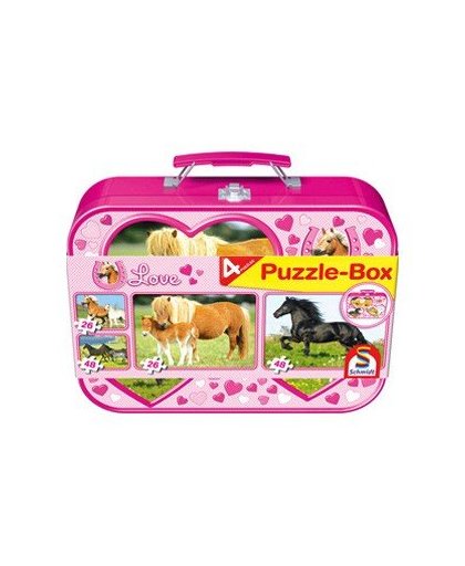 Puzzelbox paarden