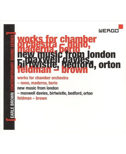 Brown Series Vol2: Works For Chambe