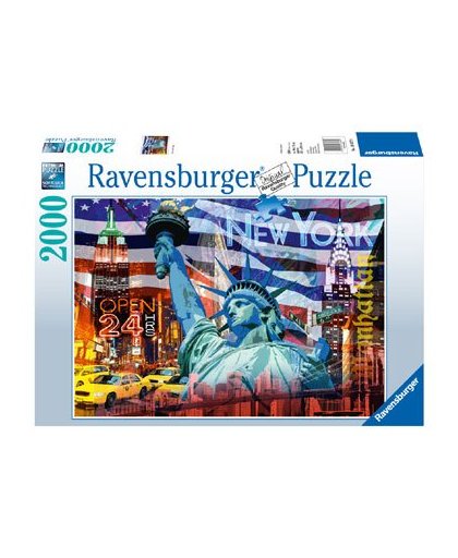 Ravensburger puzzel New York collage - 2000 stukjes