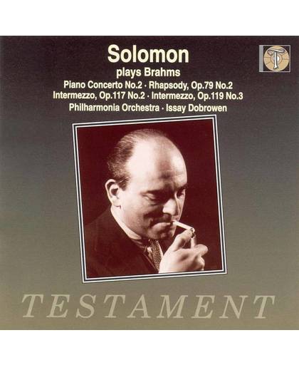 Solomon plays Brahms - Piano Concerto No. 2, etc / Dobrowen