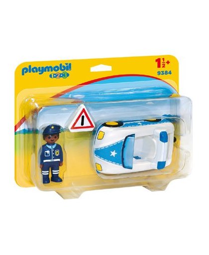 PLAYMOBIL 1.2.3 politiewagen 9384