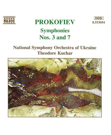 Prokofiev: Symphonies nos 3 & 7 / Kuchar, Ukrainian NSO