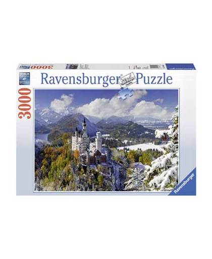 Ravensburger puzzel Slot Neuschwanstein in de winter 3000 stukjes