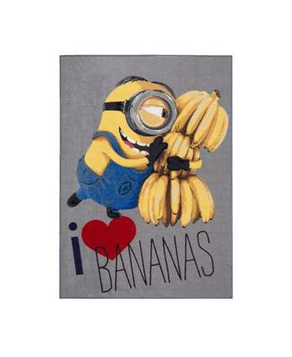 Vloerkleed Minions love bananas - 95x133 cm