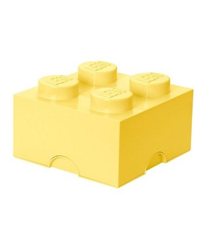 LEGO Design Collection Brick opbergbox 4 - geel