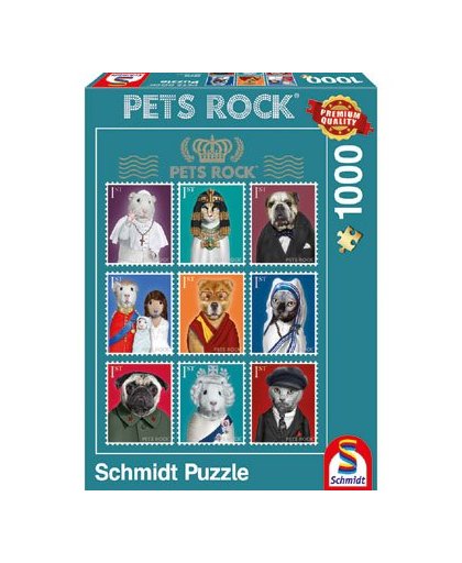 Pets Rock History puzzel - 1000 stukjes
