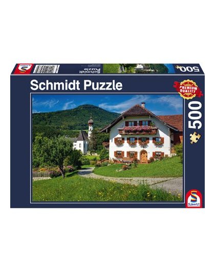 Vakantie in Klooster Höglwörth Oberbayern puzzel - 1000 stukjes