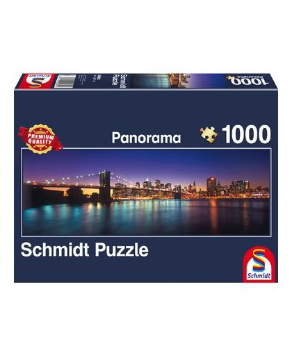 Panorama licht van New York puzzel - 1000 stukjes
