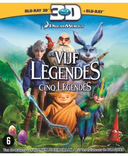 De Vijf Legendes (Rise Of The Guardians) (3D+2D Blu-ray)