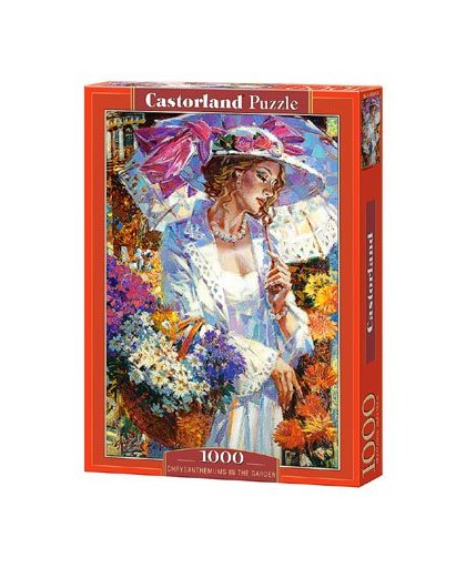 Castorland puzzel chrysanten in de tuin - 1000 stukjes